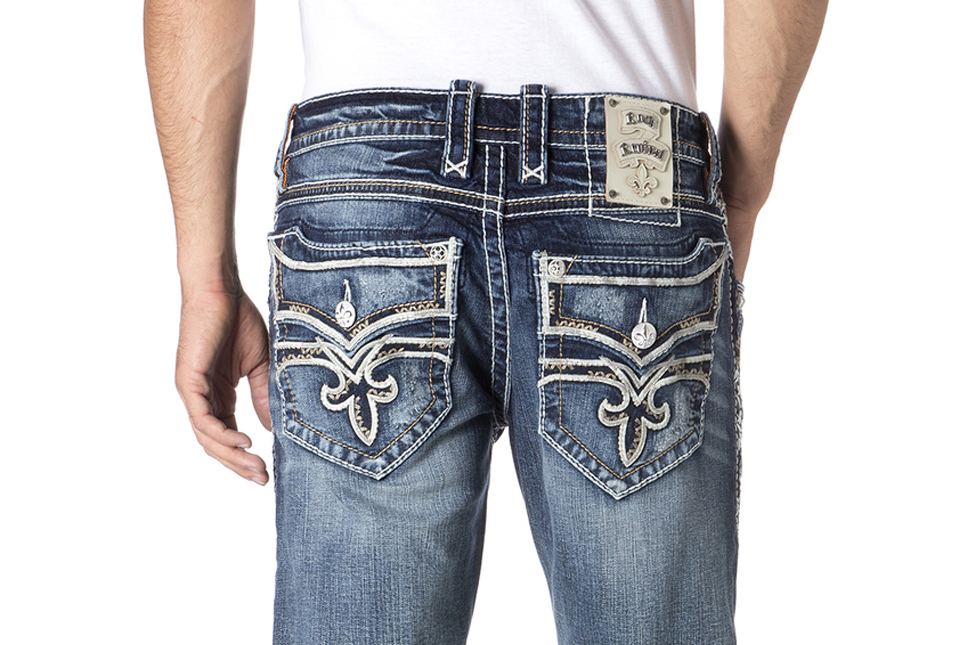 mens bedazzled jeans