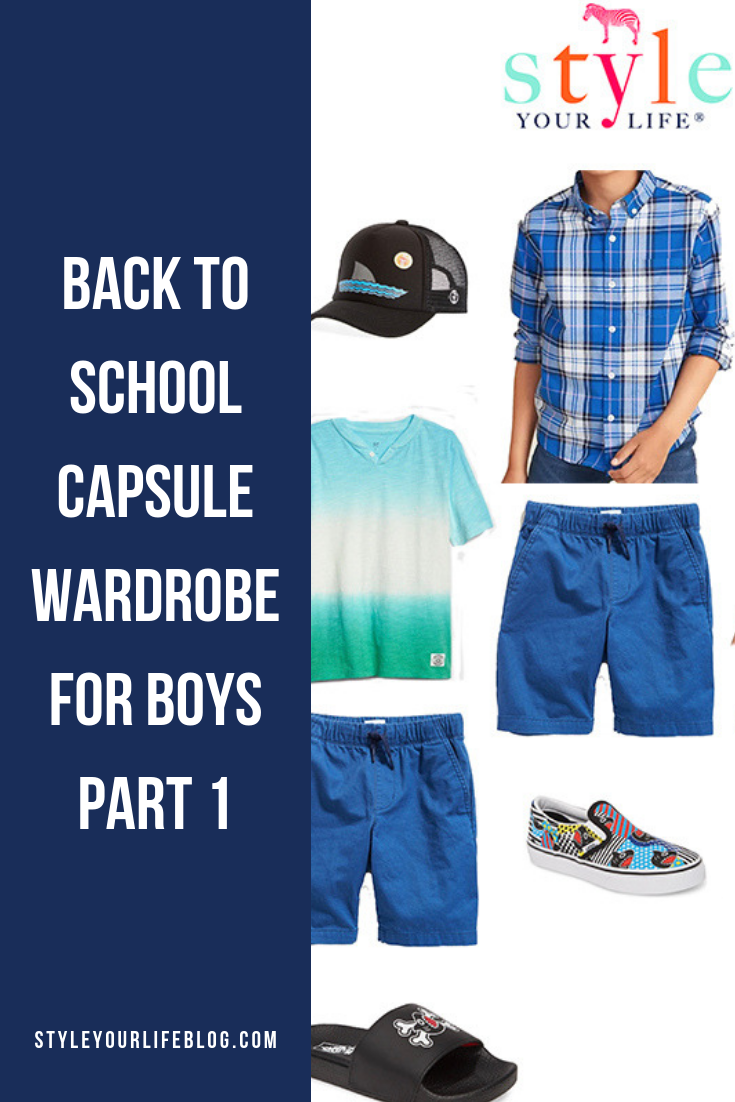 Getting ready for school getting you down? Make mornings simpler with a back to school boys capsule wardrobe. I am sharing my top picks in today’s post.