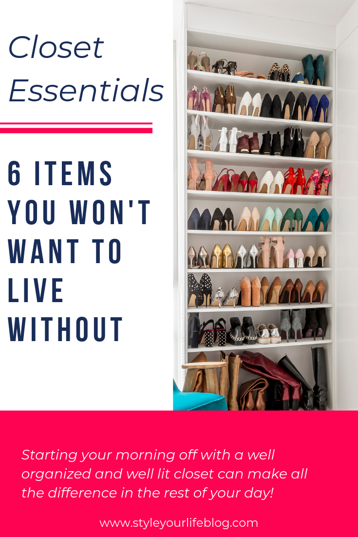 Today I am reviewing the 6 closet essentials you shouldn’t go without. These closet essentials will make getting ready so much easier, and allow your closet to be more organized and beautiful!