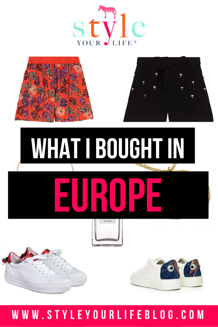 There are a lot of reasons to buy european summer fashions! I love shopping while on vacation because I get unique items at a better deal than in the states. 