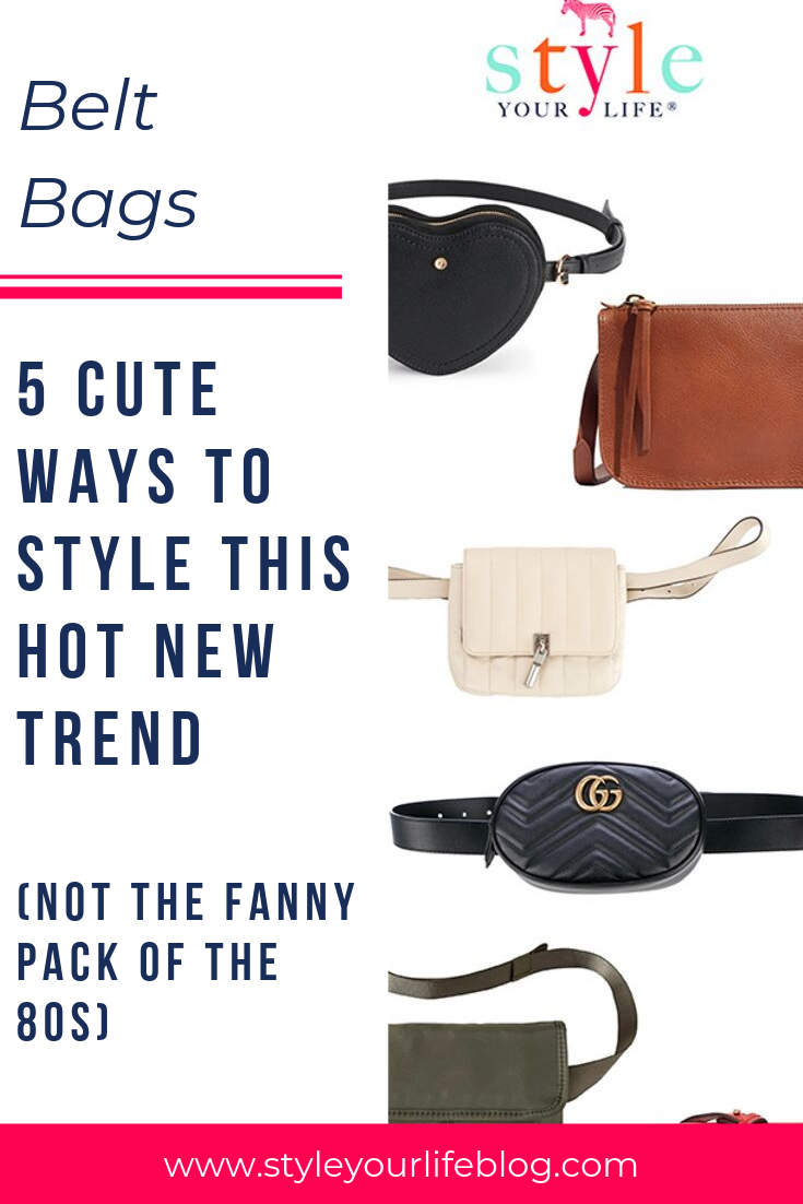 This is an updated version of the fanny pack of the 80s. This belt bag trend is back and strong! You don’t want to miss these 5 tips for how to wear it. 