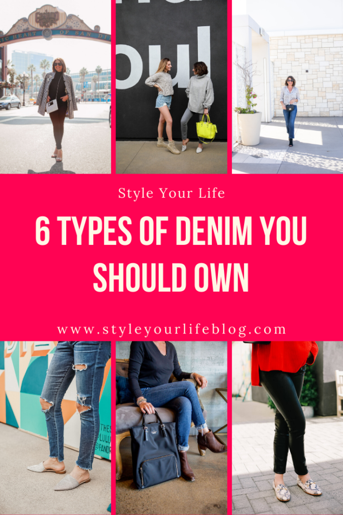 If you only owned a few, these are the 6 types of denim you have to have in your wardrobe. 