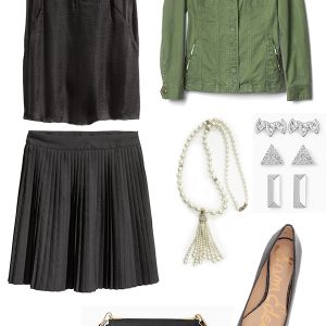 Army & Lace Outfit, A Chic Look You Can Rock