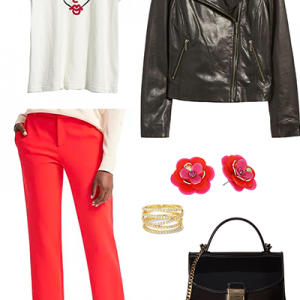 Paris Wife Capsule  Wardrobe Red Pants