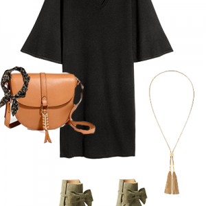 Little Black Dress With A Statement Sleeve