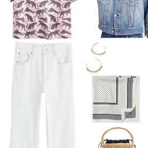 Colorful Summer Capsule Wardrobe: Cheeta Top