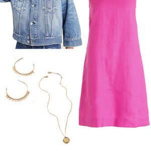 Colorful Summer Capsule Wardrobe: Little Pink Dress