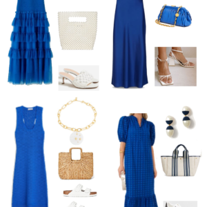 4 Blue Dress Looks Summer