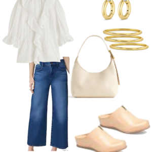 OOTD Ruffles and Clogs